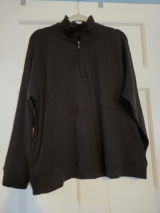Woolx Tops - Woolx Quinn - Merino Wool Ribbed 1/2 Zip